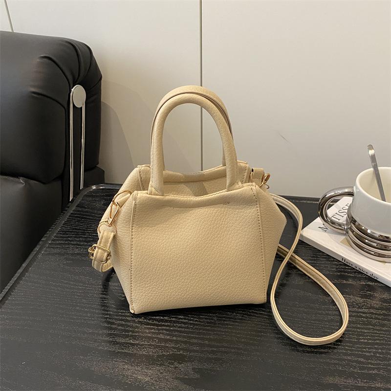 Bolsa de Cubo de Agua Portátil Simple con Apariencia Moderna y Elegante, Bolso Cruzado de Hombro Único para Mujer