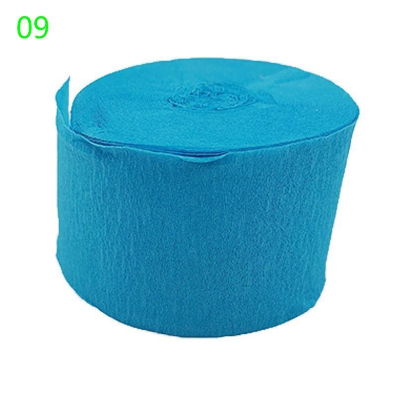 4.5cmX25m Wrinkled Colour Paper for Wedding Birthday Party Holiday Shower Decoration DIY Flower Materials.