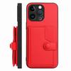 For iPhone 15 Pro Max Case RFID Blocking Card Holder Kickstand TPU + PU Leather Phone Back Cover
