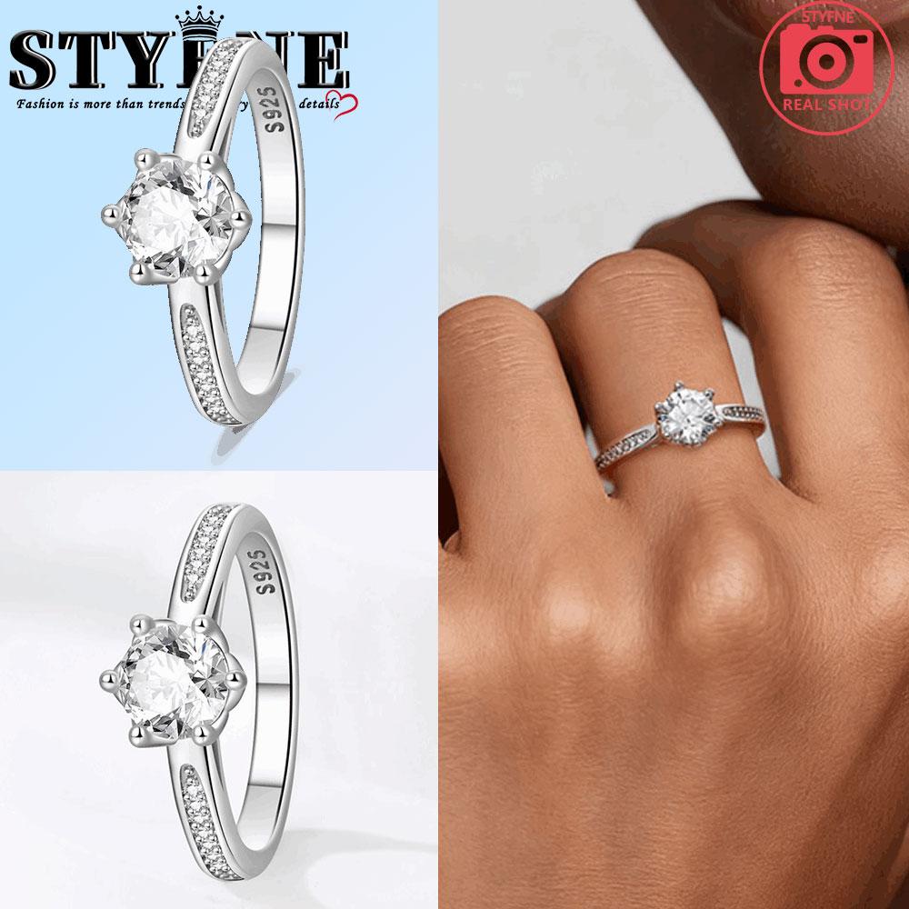 copper Heart White Zirconium Couple Proposal Ring Womens Anniversary Gift Engagement Rings for Women Mens Jewelr