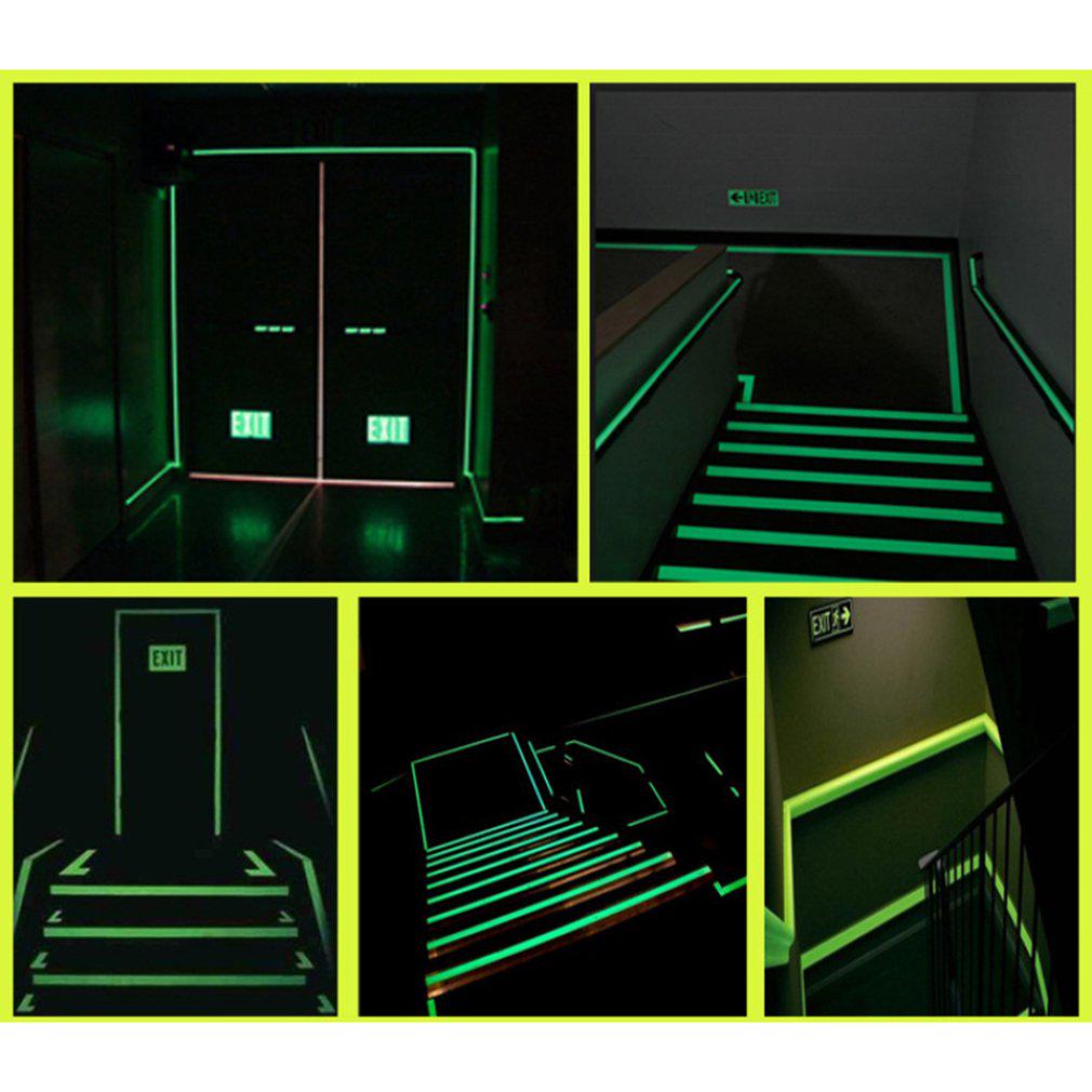 Luminous Tape 1.5cm*3m Self-adhesive Tape Night Vision Glow In Dark Safety Warning Security Stage Home Decoration Tapes