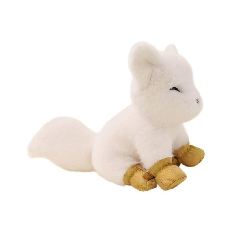 Fox White Snow Plush Toy Cartoon Stuffed Doll Cartoon Room Decoration Kids Gift