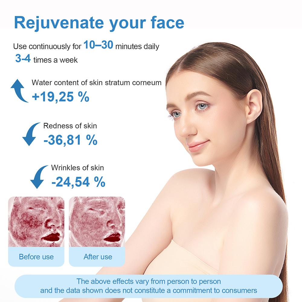 Wireless Face Body 4 Colors LED Photon Beauty Board Red Light Skin Rejuvenation LED Beauty Device Back Care LED Mask SPA Salon