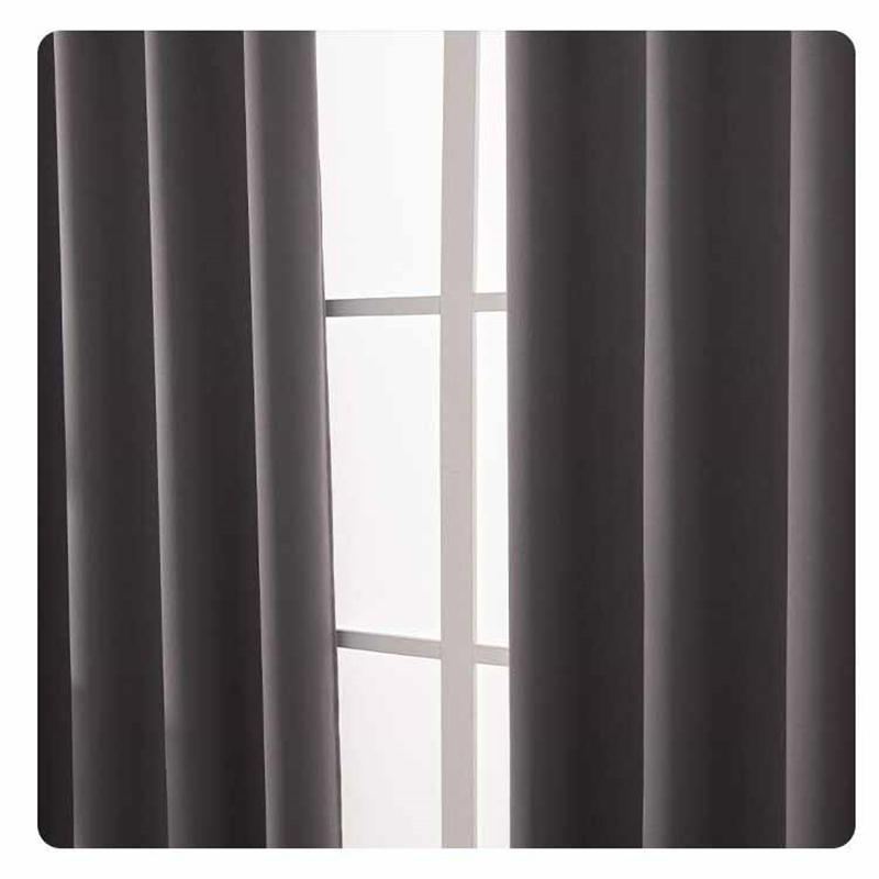 100% Blackout Curtains Sun Blocking Curtains High Density Thermal Insulated Drapes for Bedroom Living Room