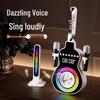 Children's Bluetooth Singing Speaker with Dual Microphones—Ideal Birthday Gift for Family Karaoke with Display Lyrics