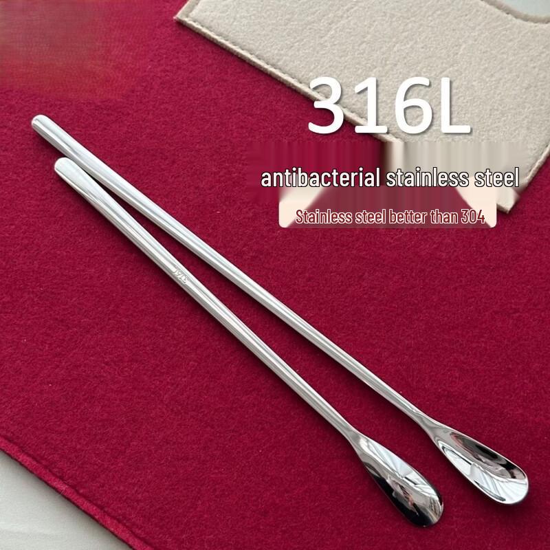 Суповые ложки с длинной ручкой из нержавеющей стали 316L 19.5cm