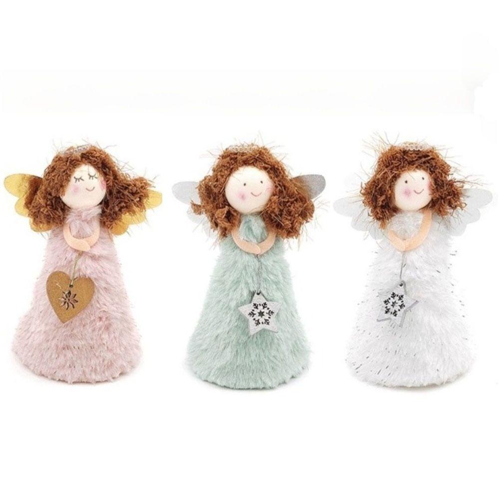 15cm Christmas Tree Top Love Angel Girl Ornament Prop  Decorative Ornaments