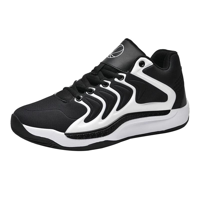 Fashion Popular Men's Sports Shoes Mesh Breathable Outdoor Training Practical Basketball Shoe Wear-resistant Non-slip Casual Sneakers