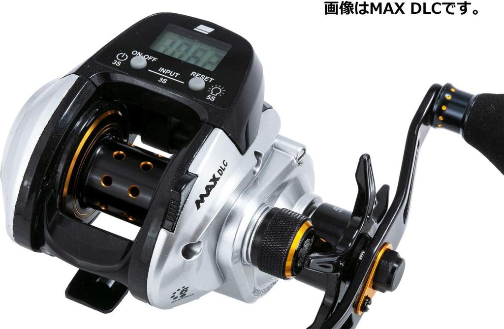 AbuGarcia MAX DLC Large Screen Digital Line Counter Reel Power Handle Model Right-Hand [Used]