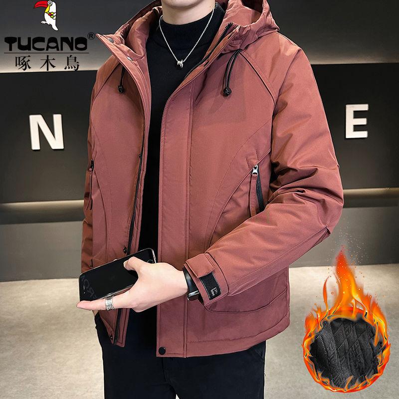 

Мужские куртки, мужская бархатная теплая повседневная хлопковая одежда, зимняя одежда, новые молодежные модные износостойкие куртки 4XL