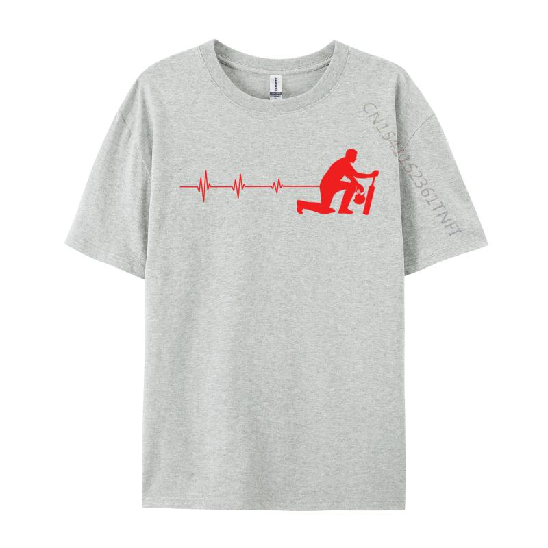 Heartbeat Tshirts Discount Camisa Simple Style Classic Cotton Printed Tops Tees 2024 Brand New Fashion Short Sleeve Tee Shirt