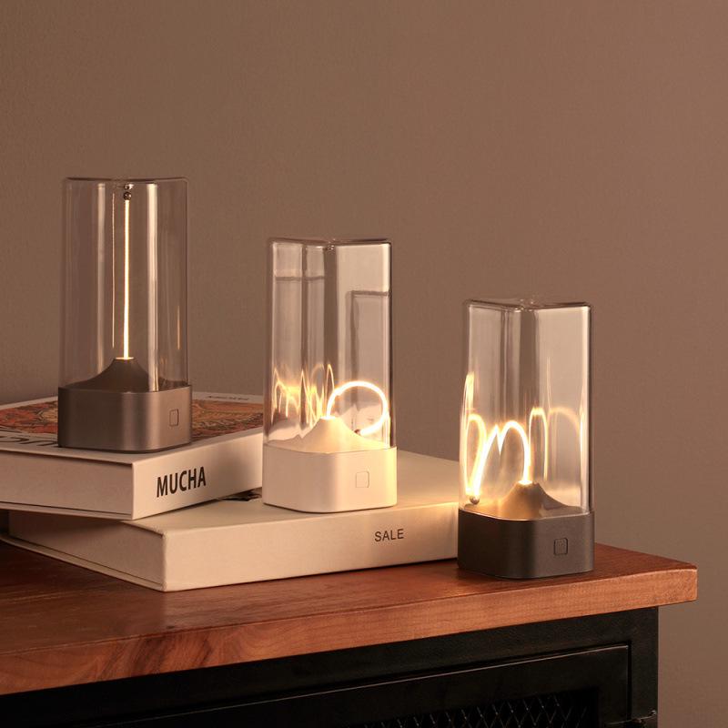 Sumay 2024 Magnetic Night Light: Portable Quantum Desk Lamp for Camping, Bedroom, or Bedside Use.