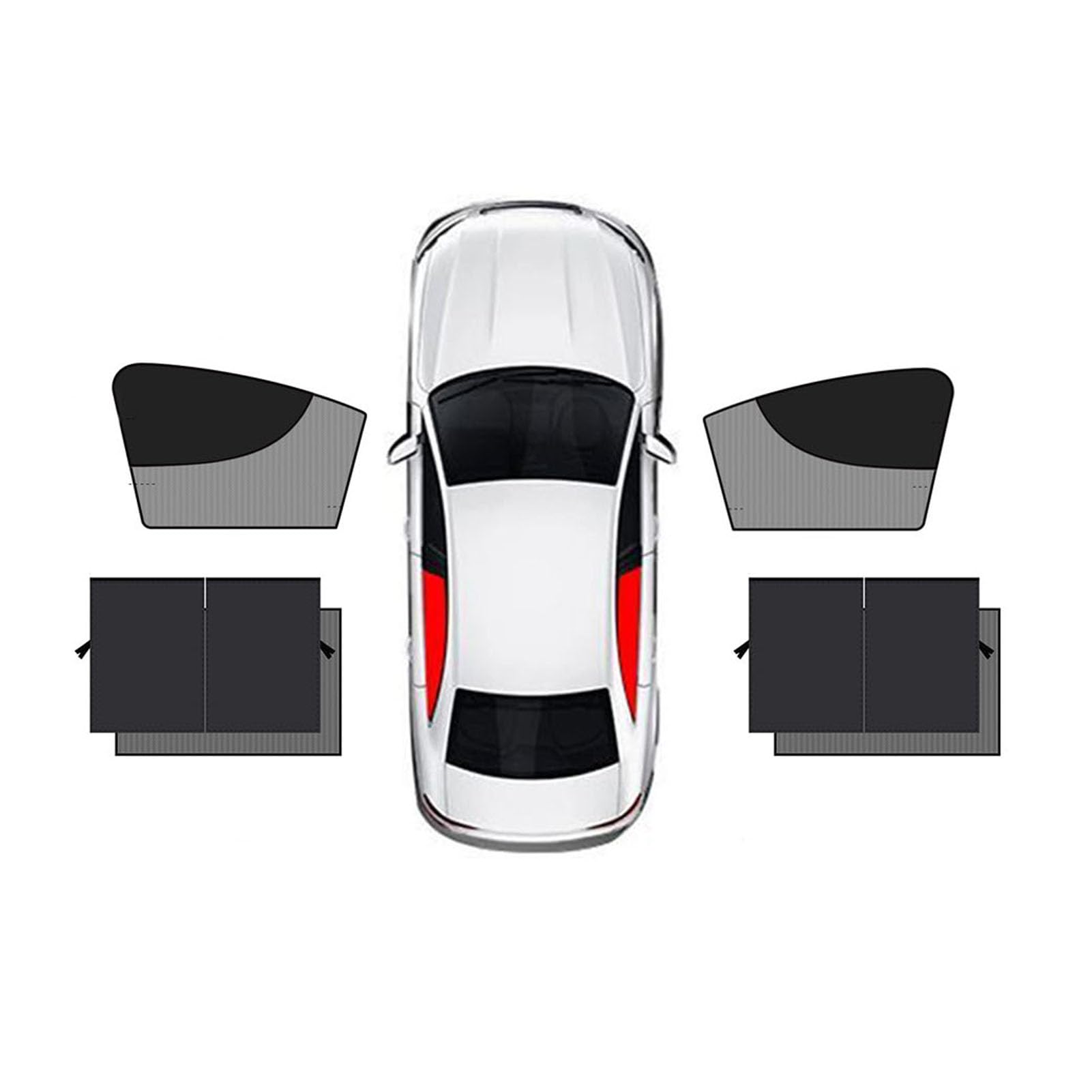 

Солнцезащитный козырек для автомобиля Nissan Note E12/E13 / e-POWER, боковой солнцезащитный козырек на окно, сетчатая шторка Front and rear one