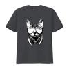 Gravity Trading Mens Cool DJ Cat Solar Color Changing T Shirt Sun vintage Washed Slightly designer clothes Versatile Unisex
