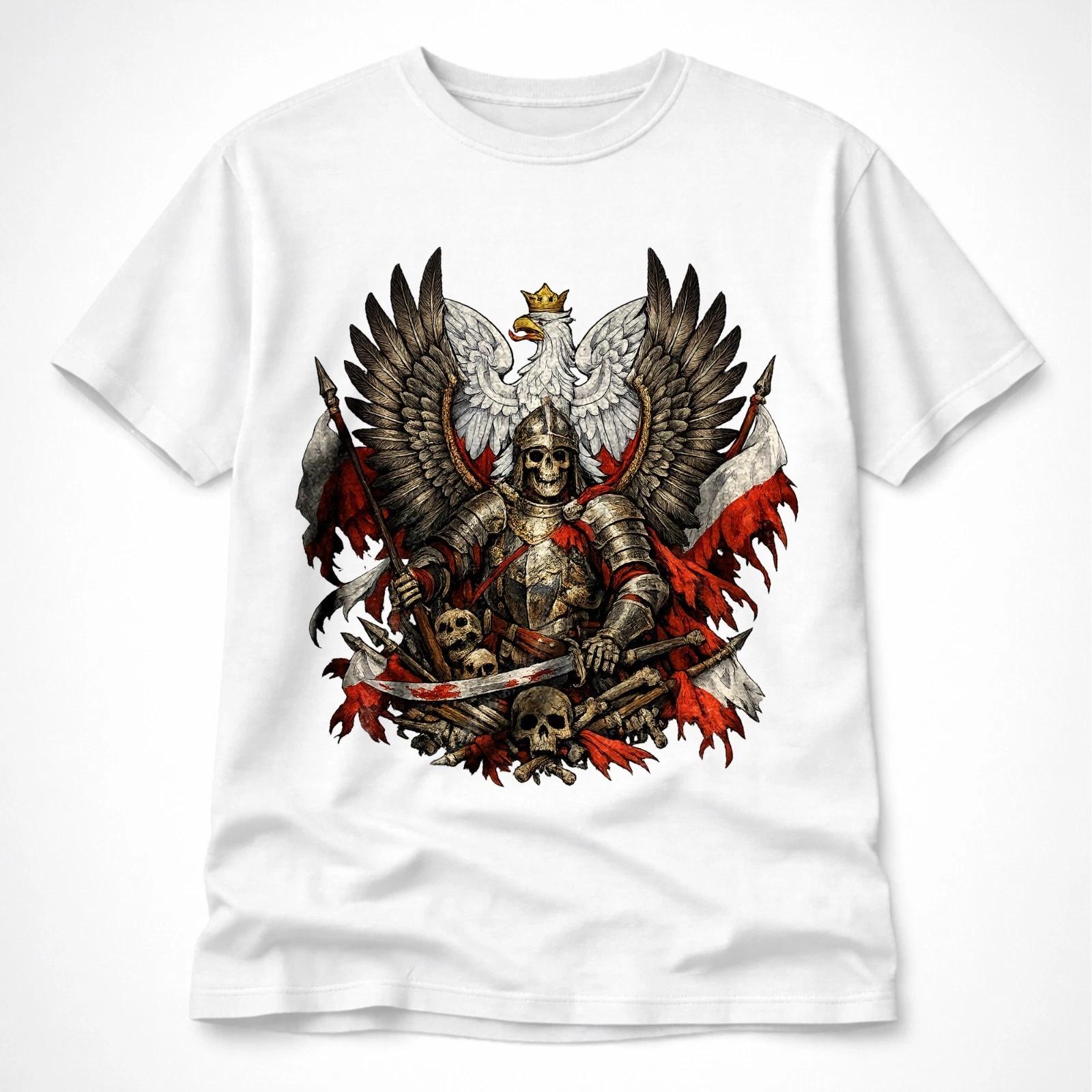 Polish Winged Hussar T Shirt Skull Warrior Poland Graphic Tee M