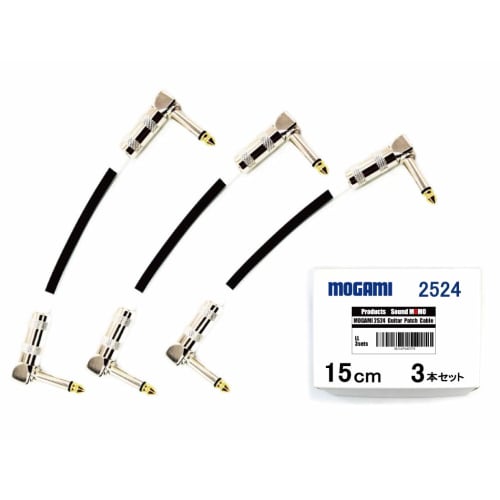 

Sound MOMO Guitar Patch Cable P3LL [MOGAMI 2524] Black 15cm