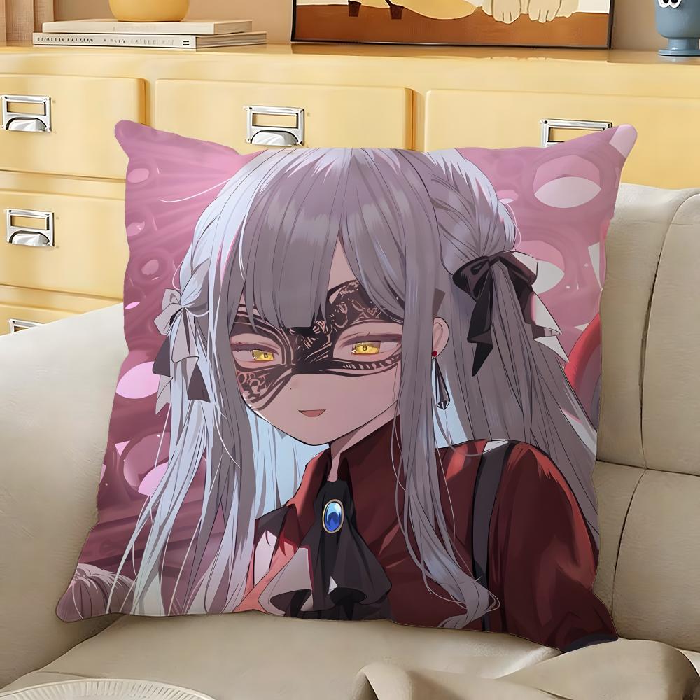 Anime AAve MMujica Cushion Cover Soft Durable Reversible Pillow Cover Home  Car MultiScene Daily Comfort Pillowcase
