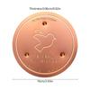 Durability Thick Birdbath Cleaner Triple Support Copper Birdbath Disk Enhances Natural Purification Cuts Cleaning Time