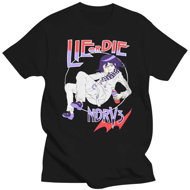 Новая футболка Lie Or Die 2023 Danganronpa V3 Кокичи Оума 2XL