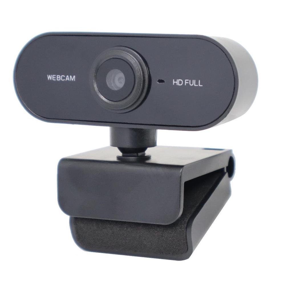 USB Plug-and-Play HD Webcam with Built-in Microphone for Video Conferencing