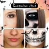 Halloween Cosplay Makeup Black + Face Body Paint Special Effects Makeup Kit Dress Up Adult - Face Paint Kit Full Coverage Face Paint