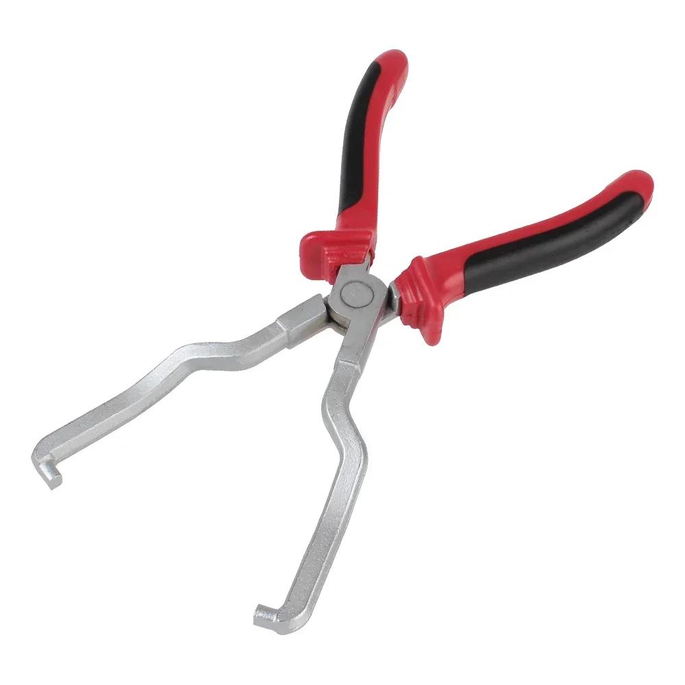 Stainless Steel Fuel Line Pliers Durable Car Repair Tool for Easy Gasoline Oil Filter Removal Quick Connector Calipers Red