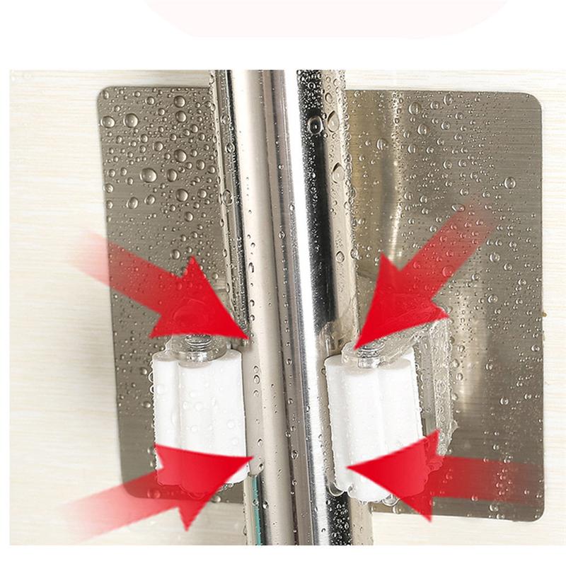 Wall Housekeeper Wall Mounted Mop Organizer Holder Brush Broom Hanger Storage Rack Kitchen Tool