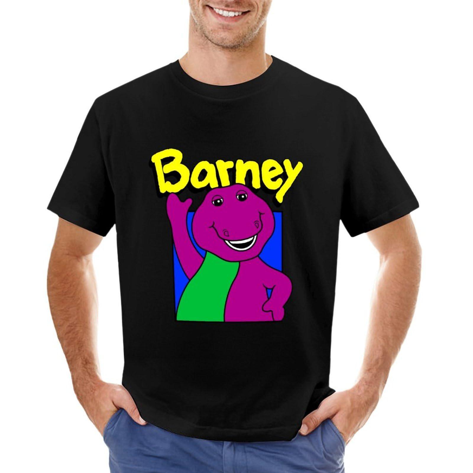 Barney Purple Dinosaur T-Shirt M чёрный