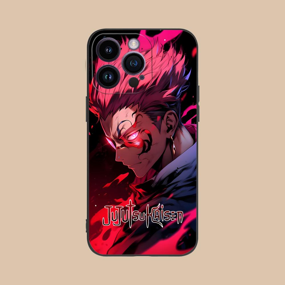 Jujutsu Kaisen Sukuna Mobile Phone Case for iPhone 17 16 15 14 13 12 11 X XR XS 8 7 Air Pro Max Plus Mini Colorful Cover Pretty