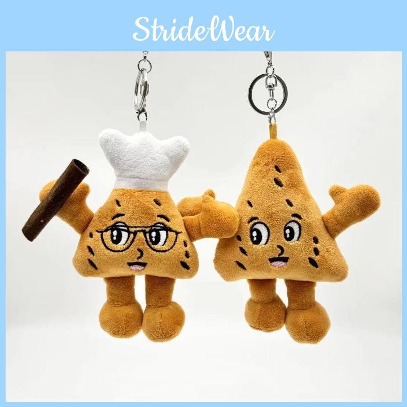 Short Plushies Cava Pile Plush Keychain Doll With Design For Gift And Collection
