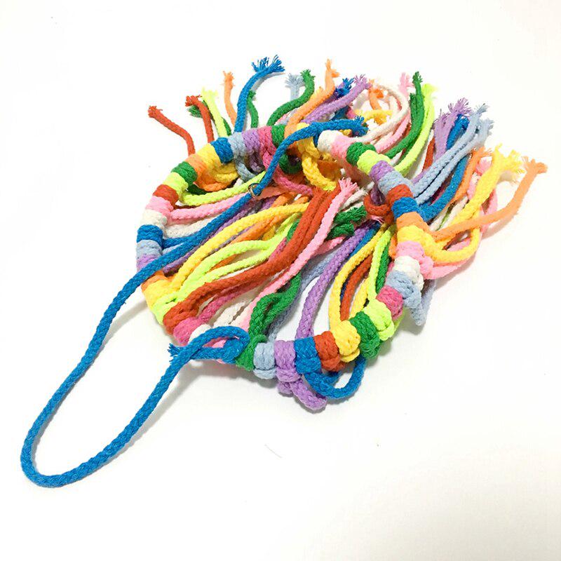 Pet Bird Toy Cotton Rope Bite-resistant Hanging Toy for Small / Medium Parrot