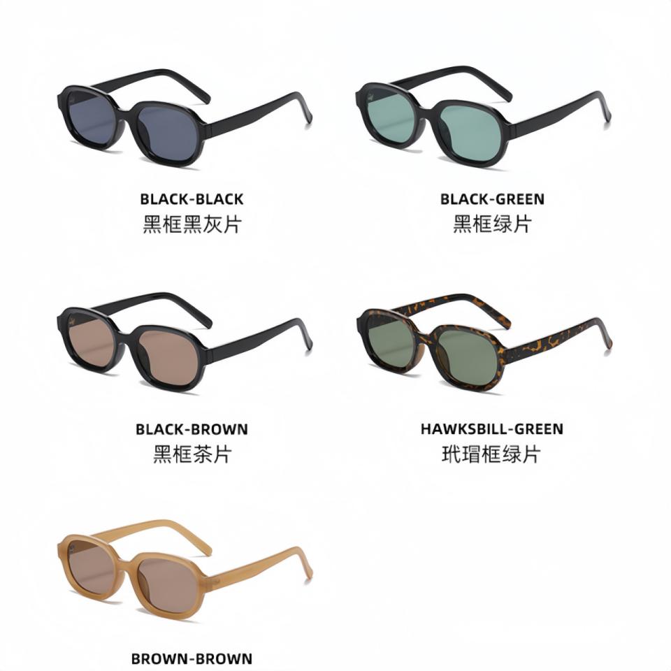 Avant And Garde Fashionable Lightweight Durable Square TR90 Frame Neutral Outdoor Driving Travel Party UV Resistant Sunglasses