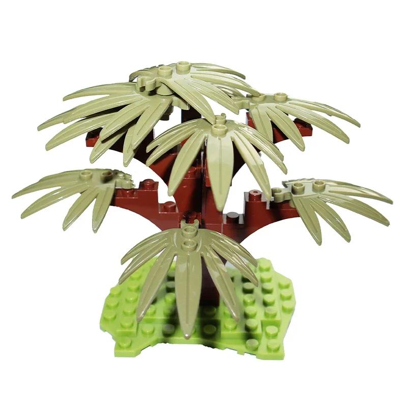 

Non-Toxic 8X10 Irregular Special Baseplate Plant Trees Forest Garden Scene City Parts Moc Accessories Diy Building Block Assemble Bricks