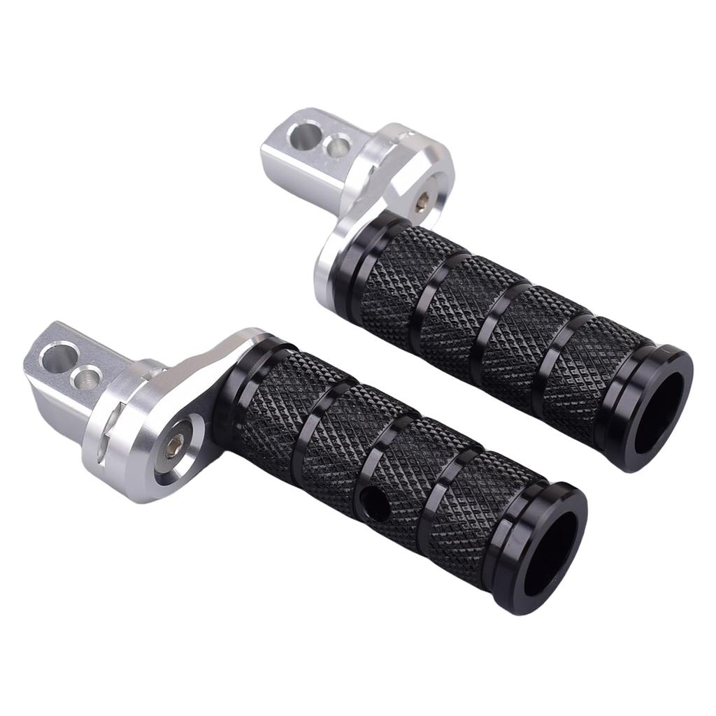 HRuizq Motorrad Aluminium Trittstufe Verstellbar Anti-Rutsch Mehrstufige Kombination Beifahrer Trittstufe