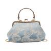 Cheongsam Bag Temperament Elegant Dinner Clip Bag Portable Mouth Gold Bag Pearl Bag Crossbody