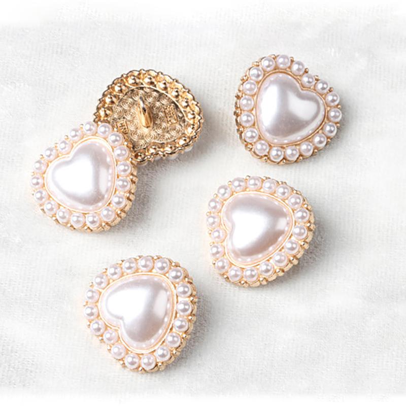 10 Stück - 23MM Legierung Glänzender Strass Perle Kleidungsknöpfe DIY Kleidung Nähknopf Handarbeit Dekorative Näherei