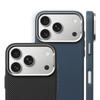 For Magsafe Magnetic Trendy Grids Pattern Hard Armor Case for iPhone 17 17Pro 16Pro 17Pro Max Metal Lens Frame Matte Hard Cover