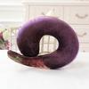 Doll Food Shaped Peeled Prawns Plush Toys U Neck Pillow Cushion Ornament Gift