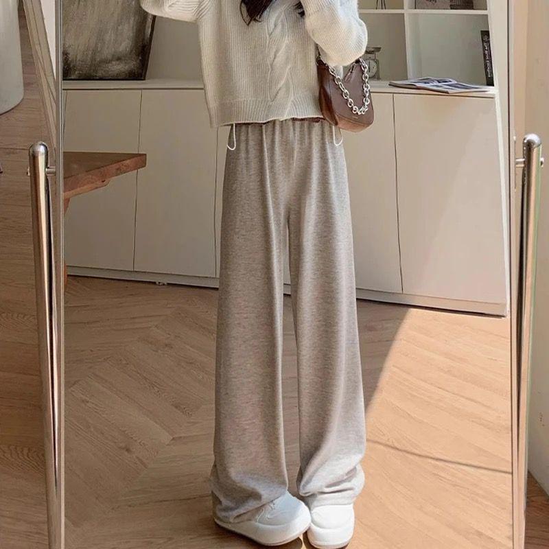 

Брюки широкие для беременных: Весна и Осень Повседневные Прямые с Бархатом, Стиль 2025, Без Поддержки Живота XL