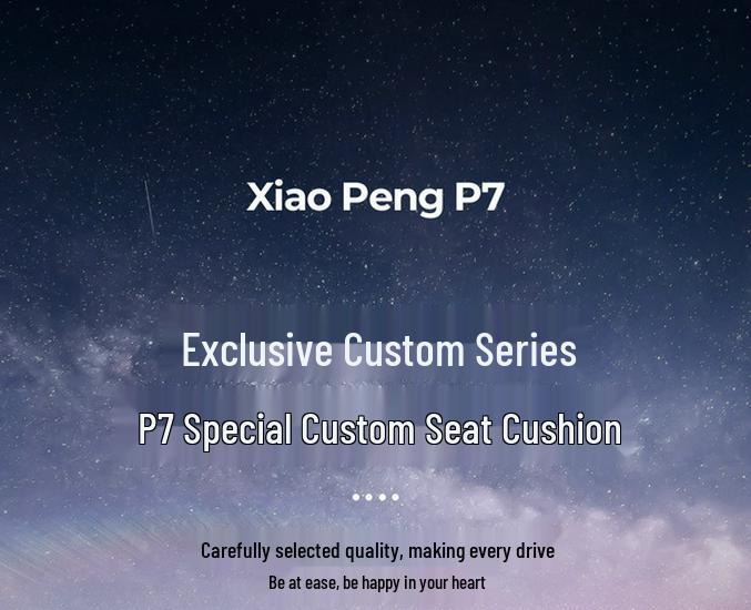 Xpeng P7 Universal Semi-Surround Car Seat Cover for All Seasons