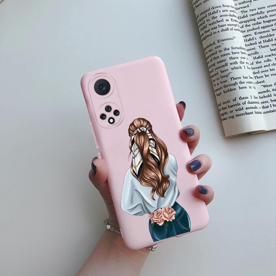For Honor 50 Case For Huawei Honor 50 Nova 9 SE Cover Coque Super Mom Baby Fashion Girls Silicone Phone Bumper for Honor 50 Case