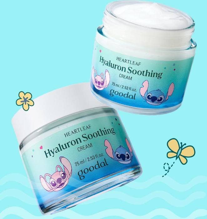 GOODAL Houttuynia Cordata Hyaluronic Soothing Cream – 75ml + 75ml Refill