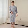Accappatoi Waffle per Coppia Primavera/Estate: Pigiama Yukata Taglie Forti da Uomo e da Donna, Ampio, Assorbente, Traspirante per Tutte le Stagioni.