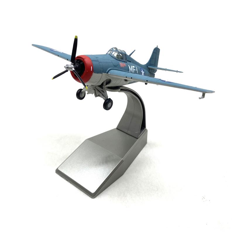 Diecast Metal 1/72 Scale American F4F Wildcat Fighter Military Model Airplane Collect Gift
