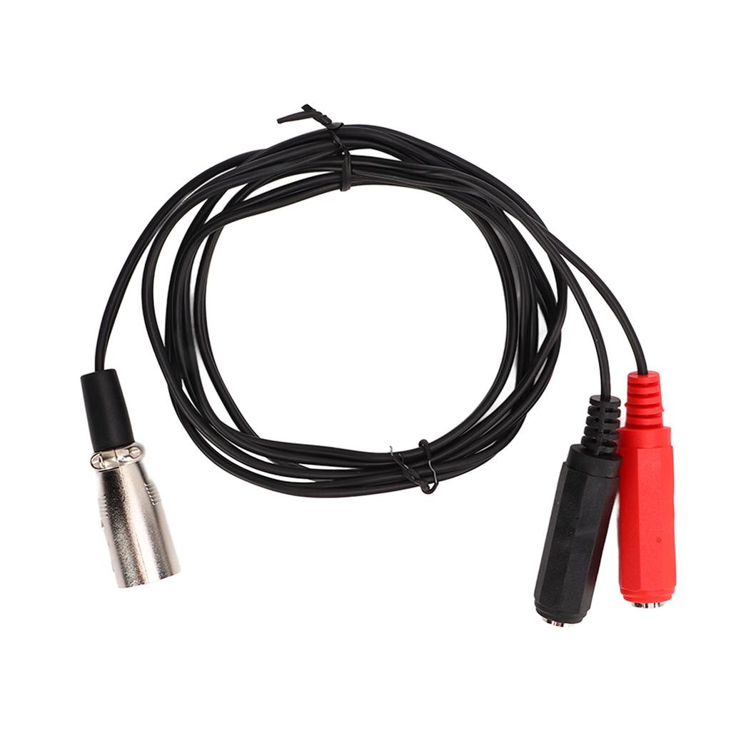 1,5 m XLR Stecker auf Dual 6,35 mm Buchse Adapterkabel Stereo-o-Kabel für linken und rechten Kanal