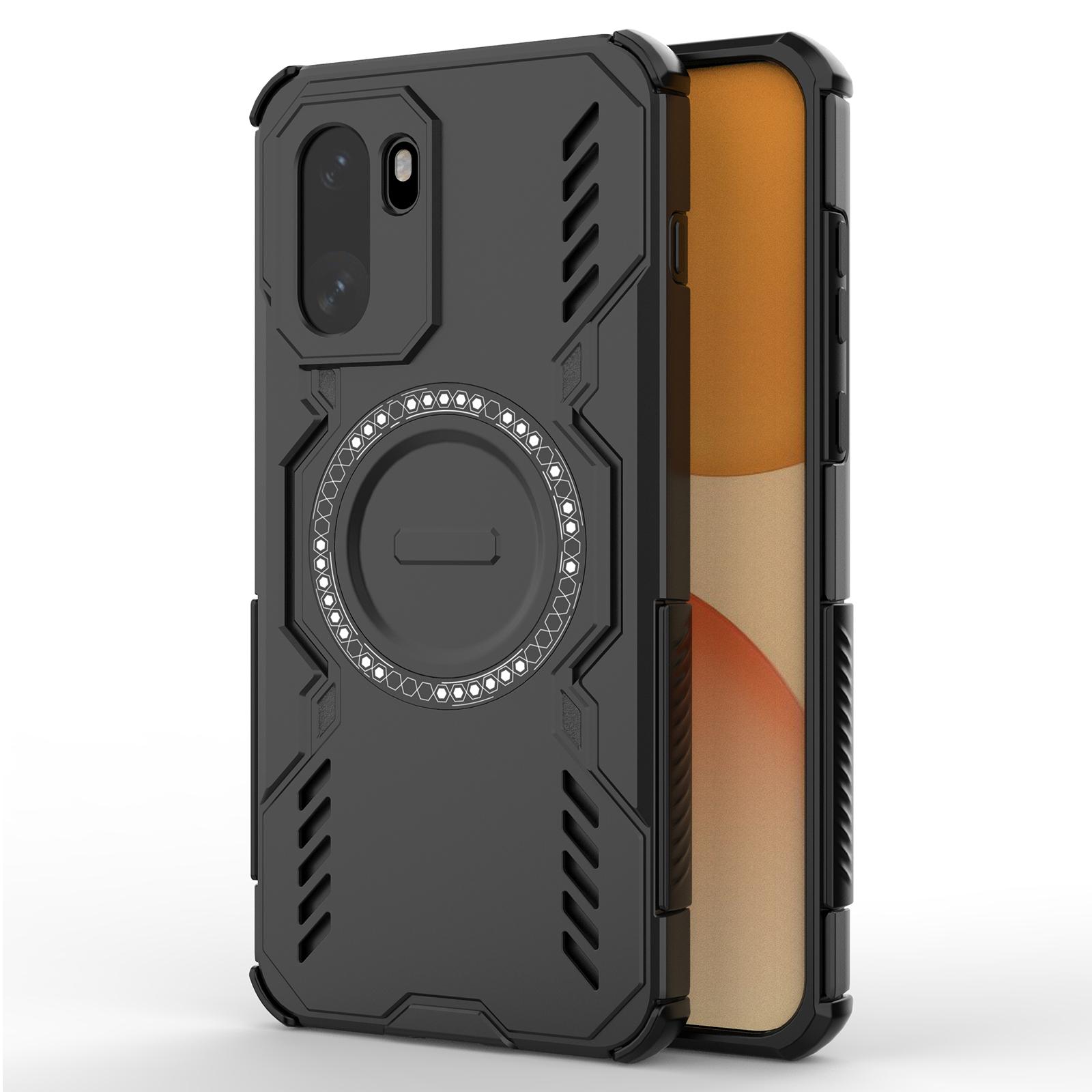 

Для OnePlus 15R 5G/Ace 6T 5G Магнітний чохол Батерфляй Армор Порожнистий Розсіювання тепла ПК + ТПУ Чохол для телефону