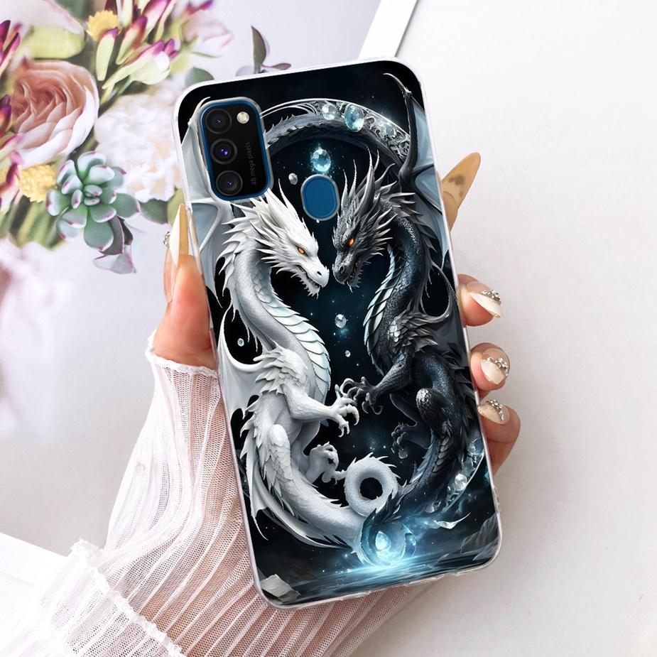 For Samsung Galaxy M21 Case SM-M215F New Fashion Painted Cover Soft Silicone Case For Samsung M21 2021 M 30 s Galaxy M30s Fundas