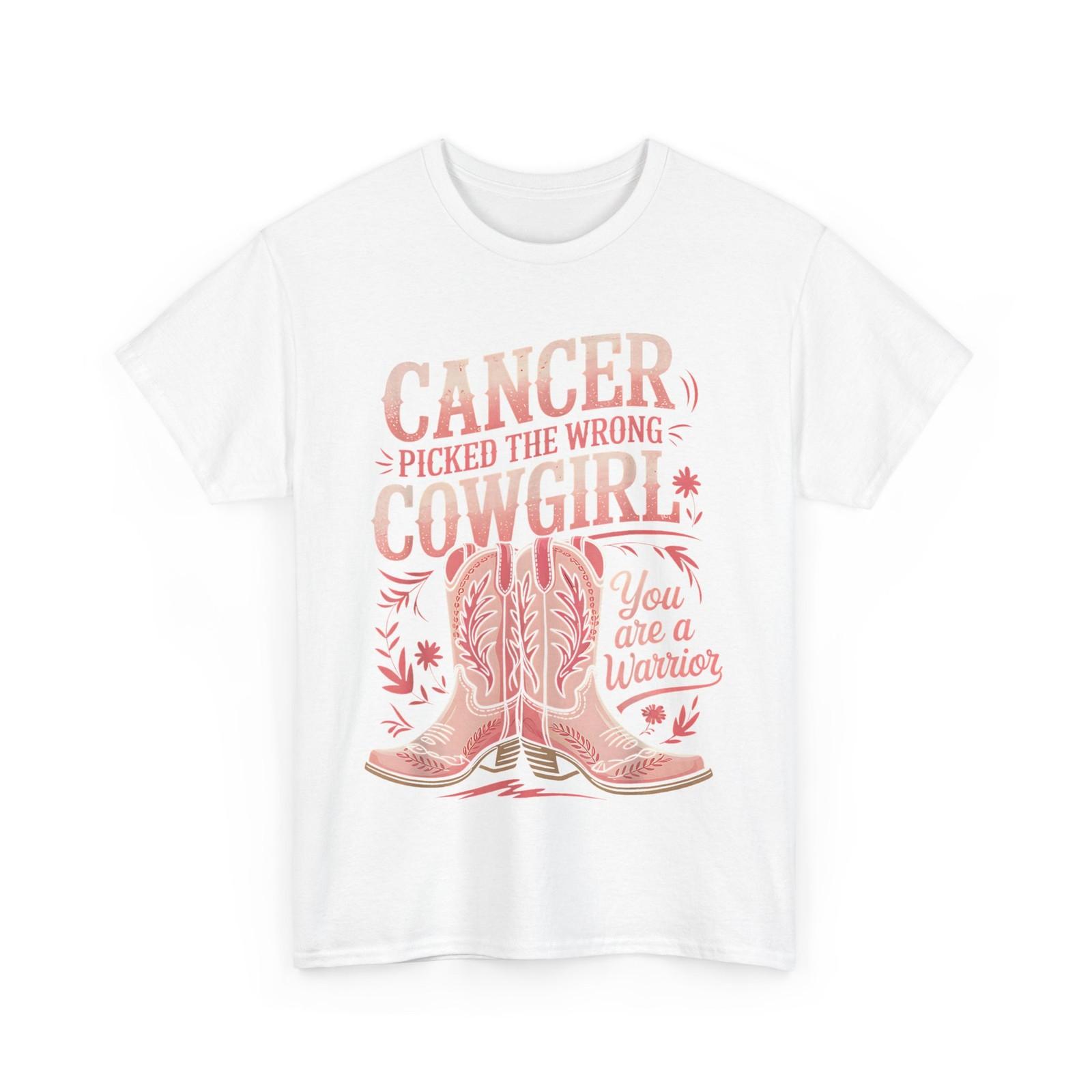 Cancer Picked The Wrong Cowgirl You are a Warrior, Breast Cancer Awareness Shirt XXXL