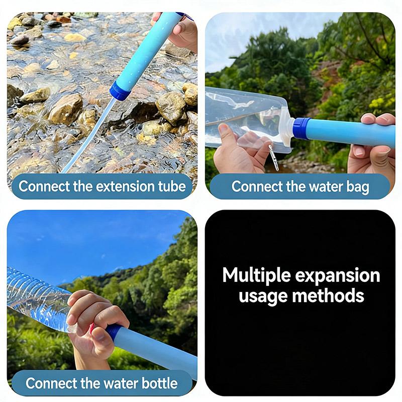 Outdoor Water Purifier Survival Water Filter Compact Portable Purifier For Camping Hiking Emergency Preparedness Water Purifier