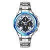 Wwoor, Men'S Watch, Seven-Pin Waterproof Alloy Watch